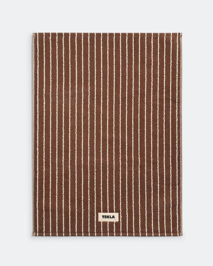 Bath Mat - Rust Stripes