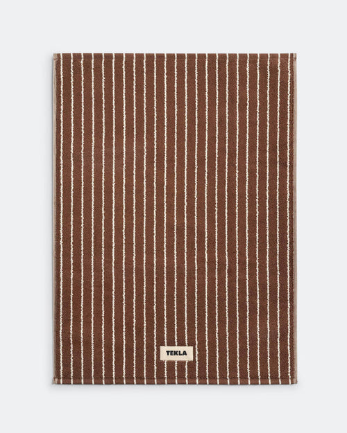 Bath Mat - Rust Stripes