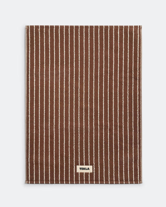 Bath Mat - Rust Stripes
