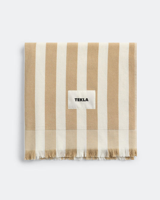 Beach Towel Stripes - Almond Stripes