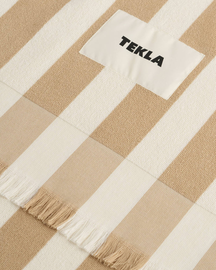 Beach Towel Stripes - Almond Stripes