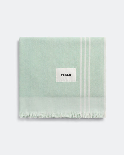 Beach Towel Stripes - Pistachio