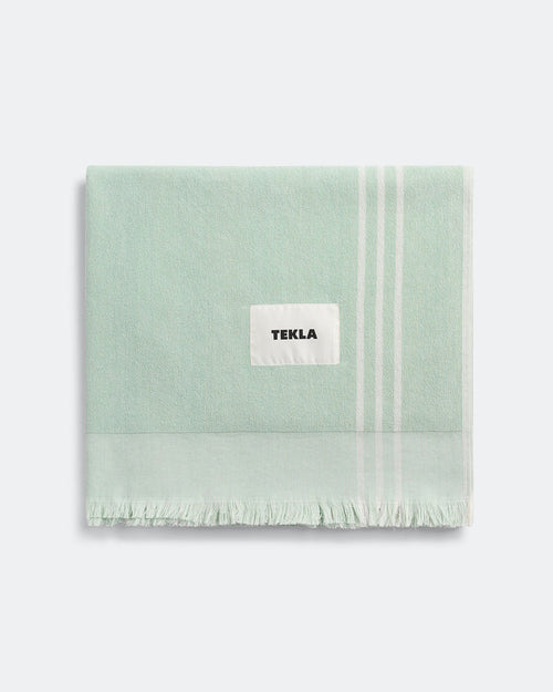 Beach Towel Stripes - Pistachio