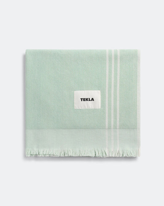 Beach Towel Stripes - Pistachio