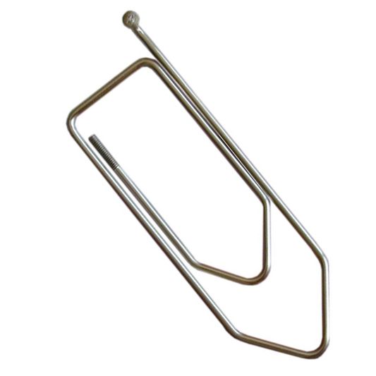Minimalist metal wire puzzle brain teaser, stainless steel disentanglement puzzle toy for adults and kids, classic logic puzzle game.
