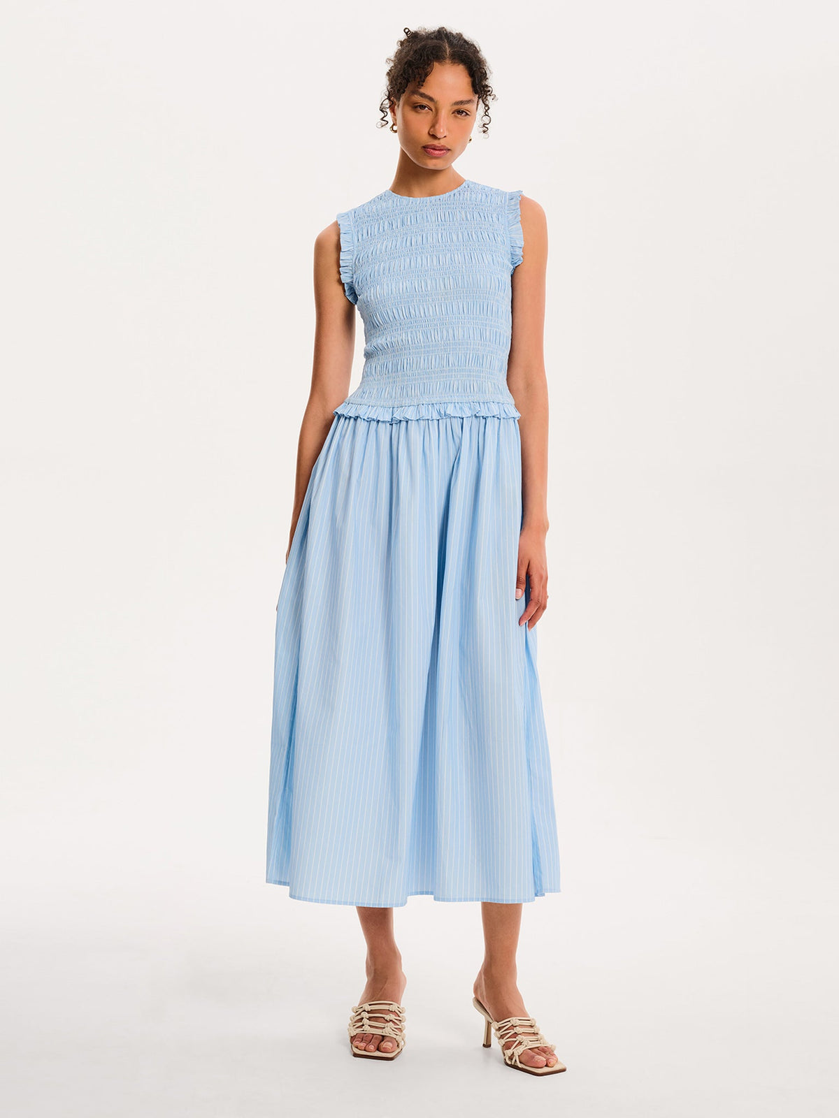 Blaire Dress in Light Blue