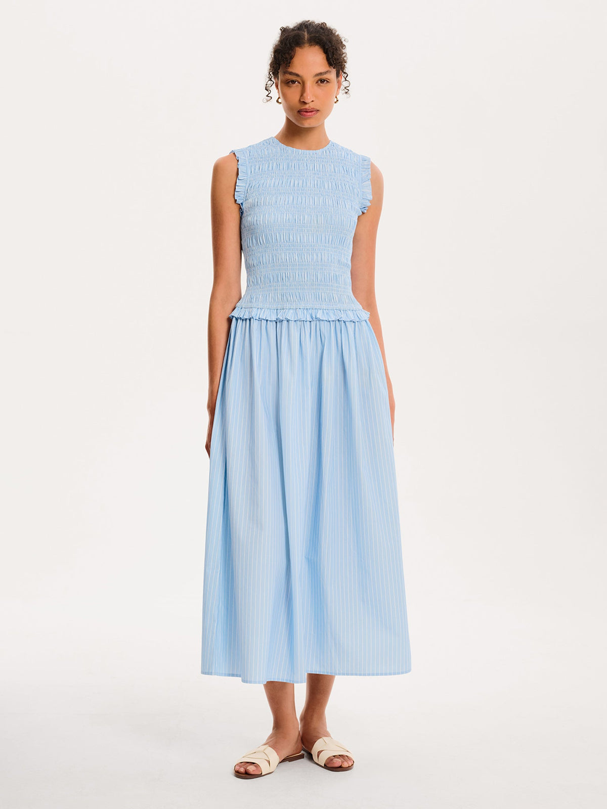 Blaire Dress in Light Blue