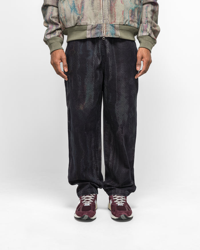 Blurred Flow Pant - Black