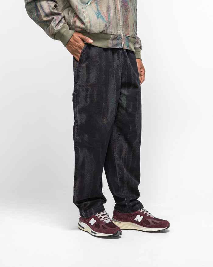 Blurred Flow Pant - Black
