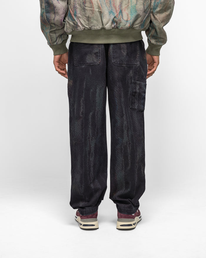 Blurred Flow Pant - Black