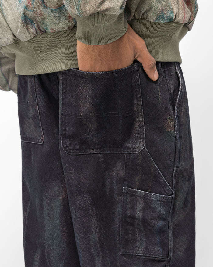 Blurred Flow Pant - Black