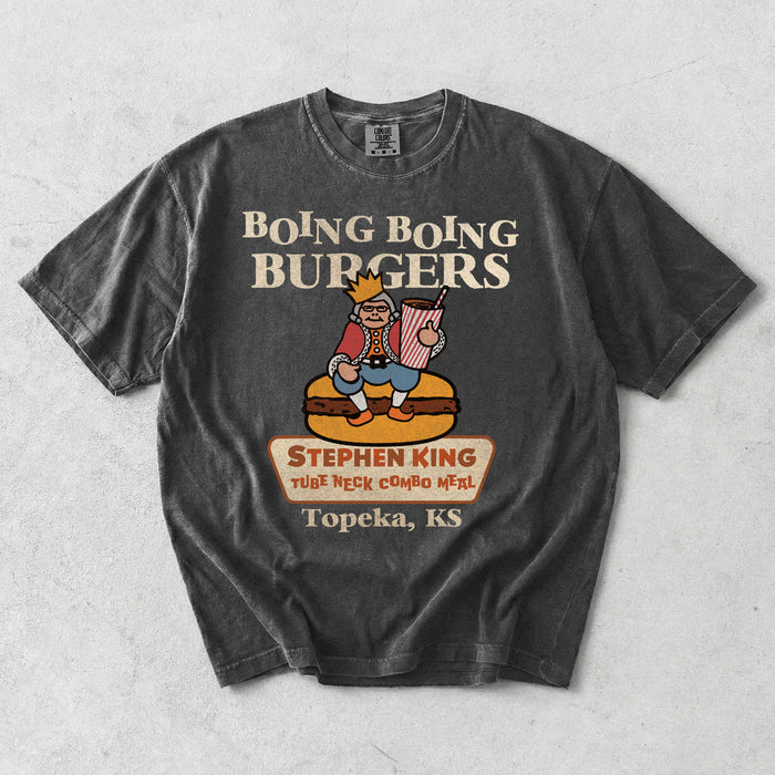 Boing Boing Burgers Garment Dyed Tee