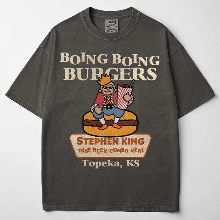 Boing Boing Burgers Garment Dyed Tee