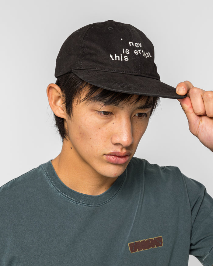 Broken Logo Cap - Black