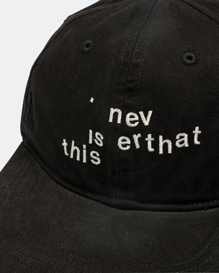 Broken Logo Cap - Black