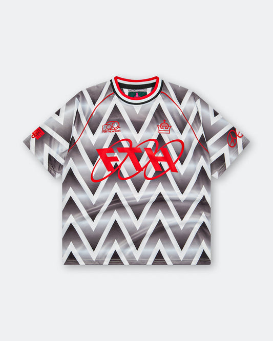 Bruised Soccer Jersey - White