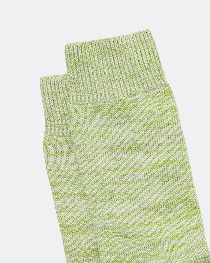 Bykle Heavy Cotton Twist Sock - Basil