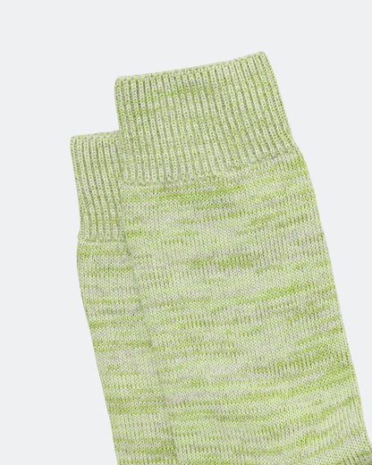 Bykle Heavy Cotton Twist Sock - Basil