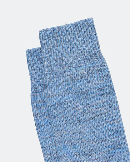 Bykle Heavy Cotton Twist Sock - Bel Air Blue
