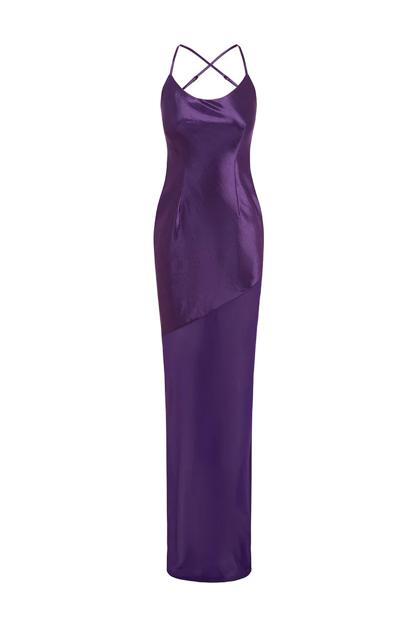 SAMANI MAXI DRESS - PURPLE