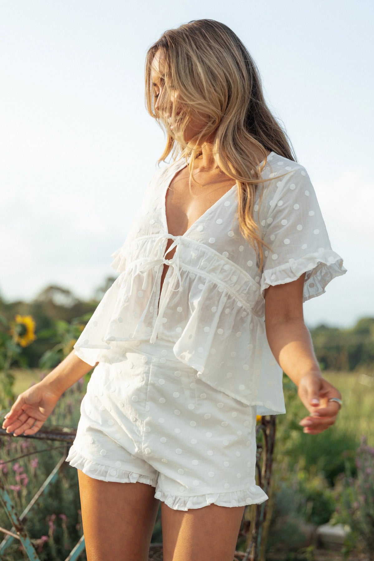 Carlen Top - White