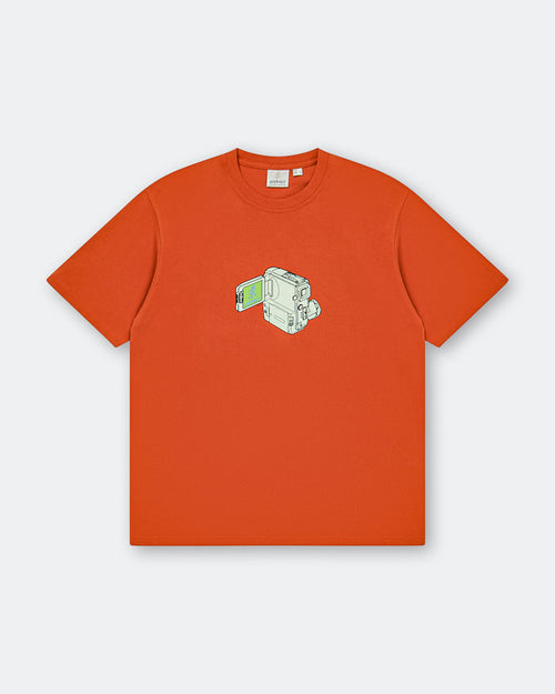Camcorder Tee - Burnt Orange