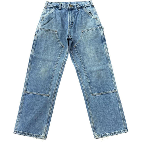 Carhartt Double Knee Pants Blue Denim