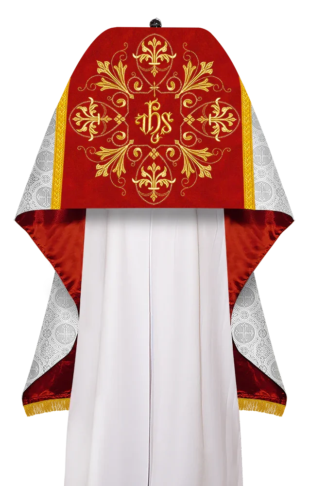 Damask / IHS / White - Red