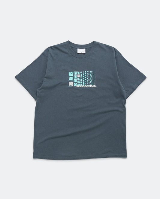 Cellular Tee - Faded Navy