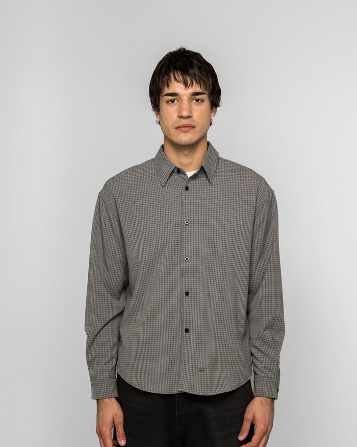 Check Shirt - Charcoal/Black