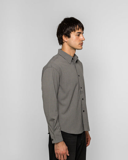 Check Shirt - Charcoal/Black