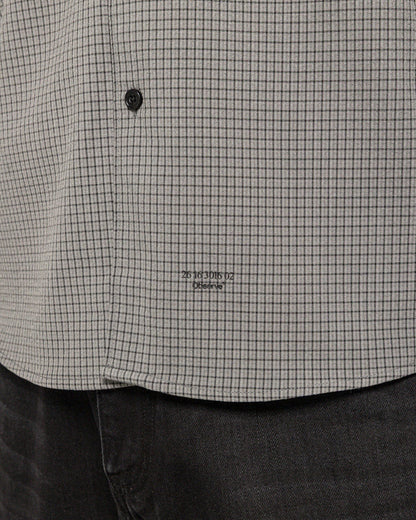 Check Shirt - Charcoal/Black