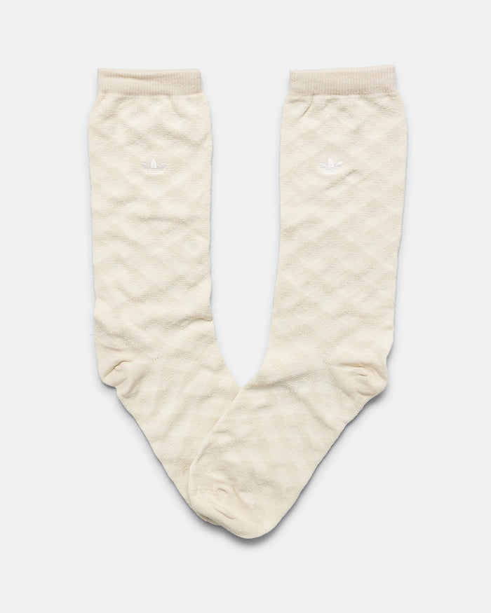 Check Sock x Wales Bonner - Craft Pink