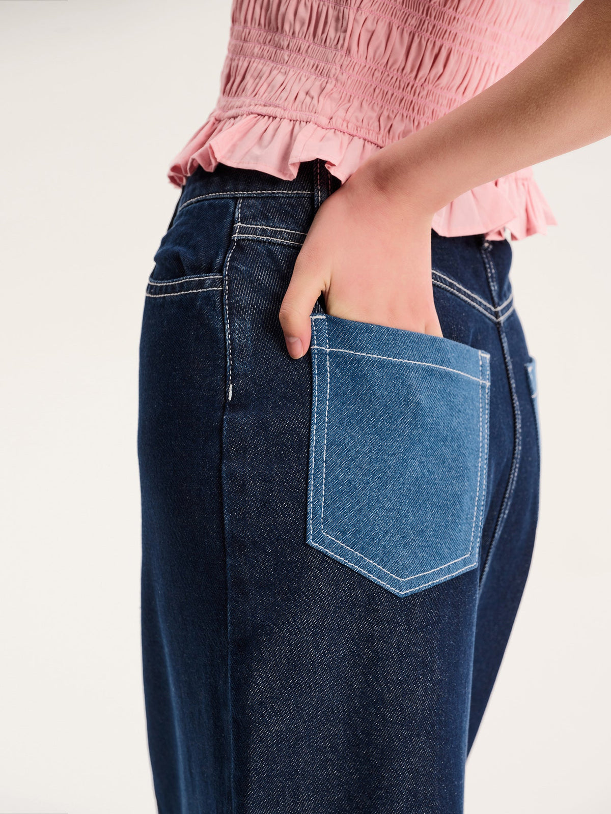Chicago Skirt in Dark Wash