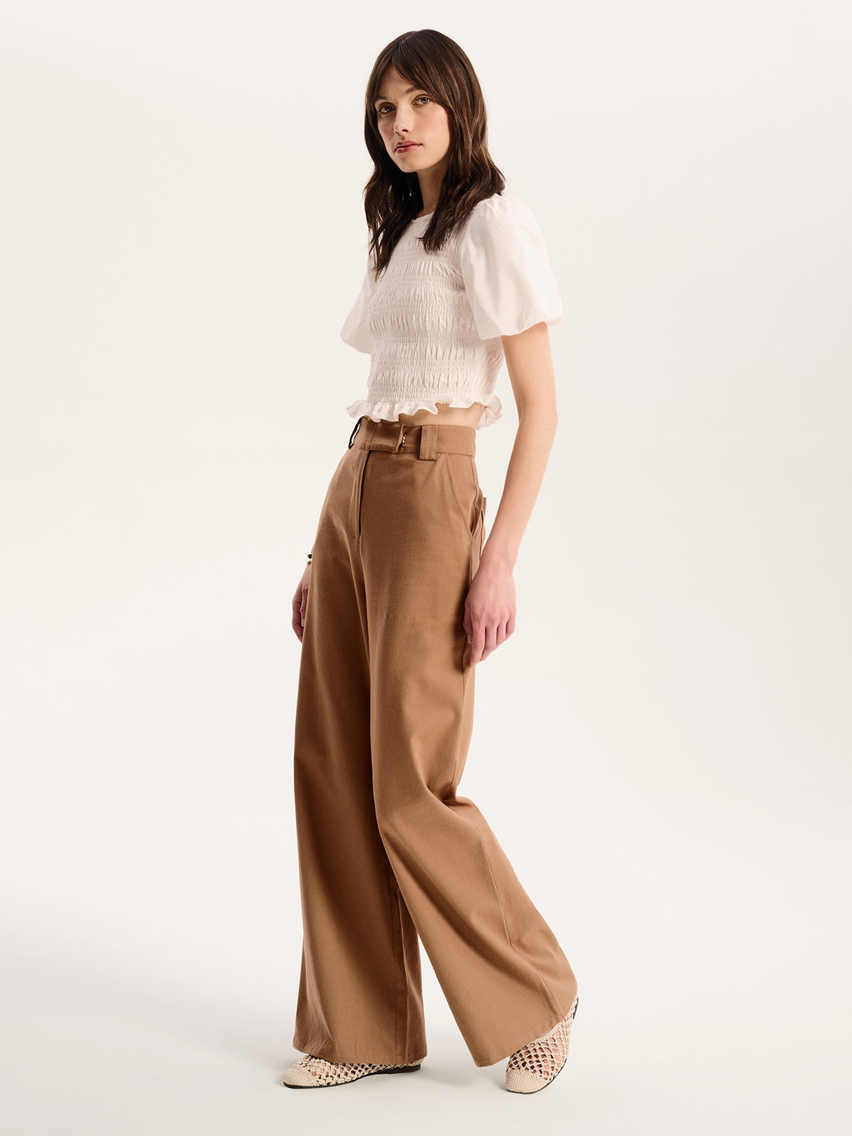 Clarice Trouser in Tan