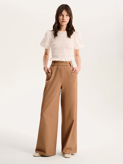 Clarice Trouser in Tan