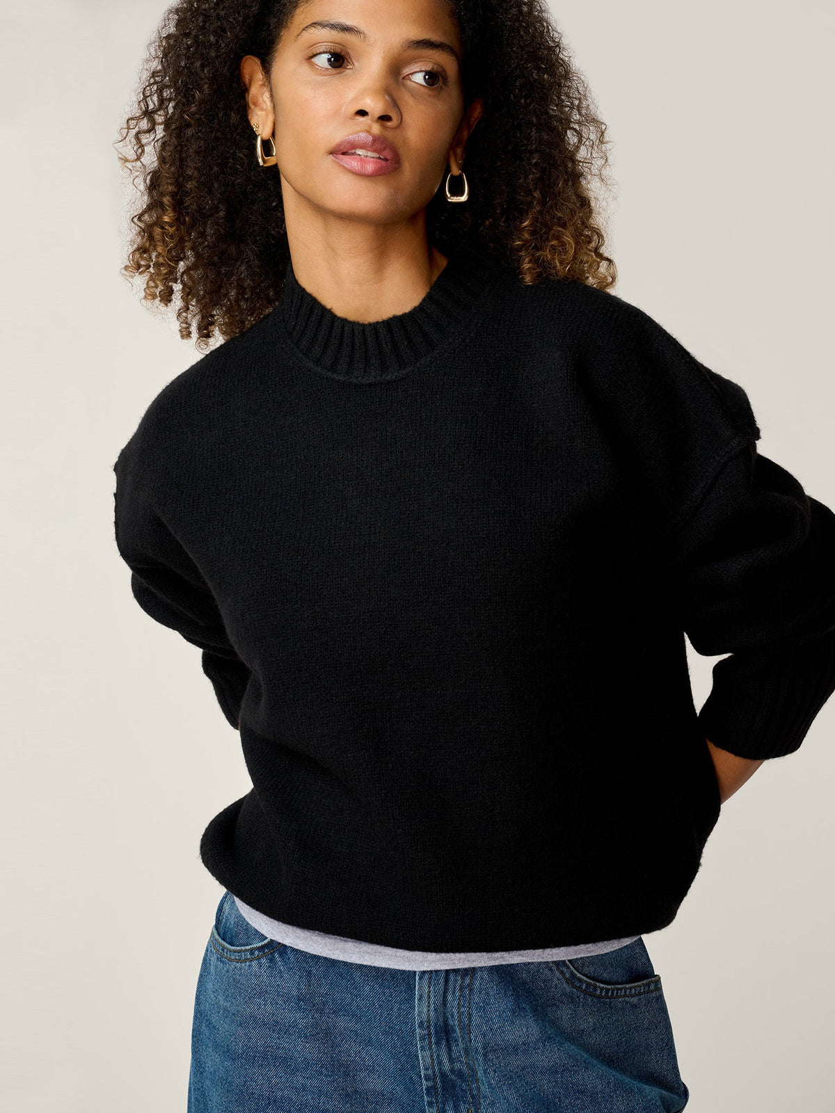 Clementine Jumper in Black
