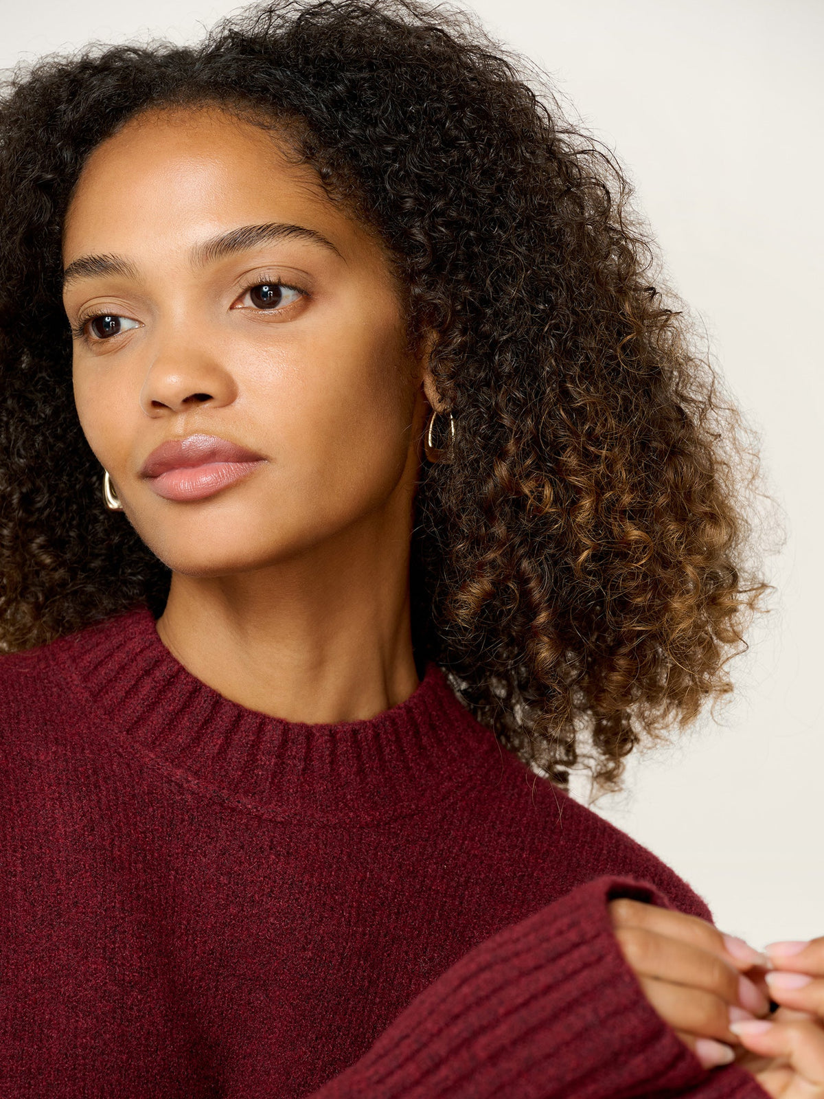 Clementine Jumper in Burgundy