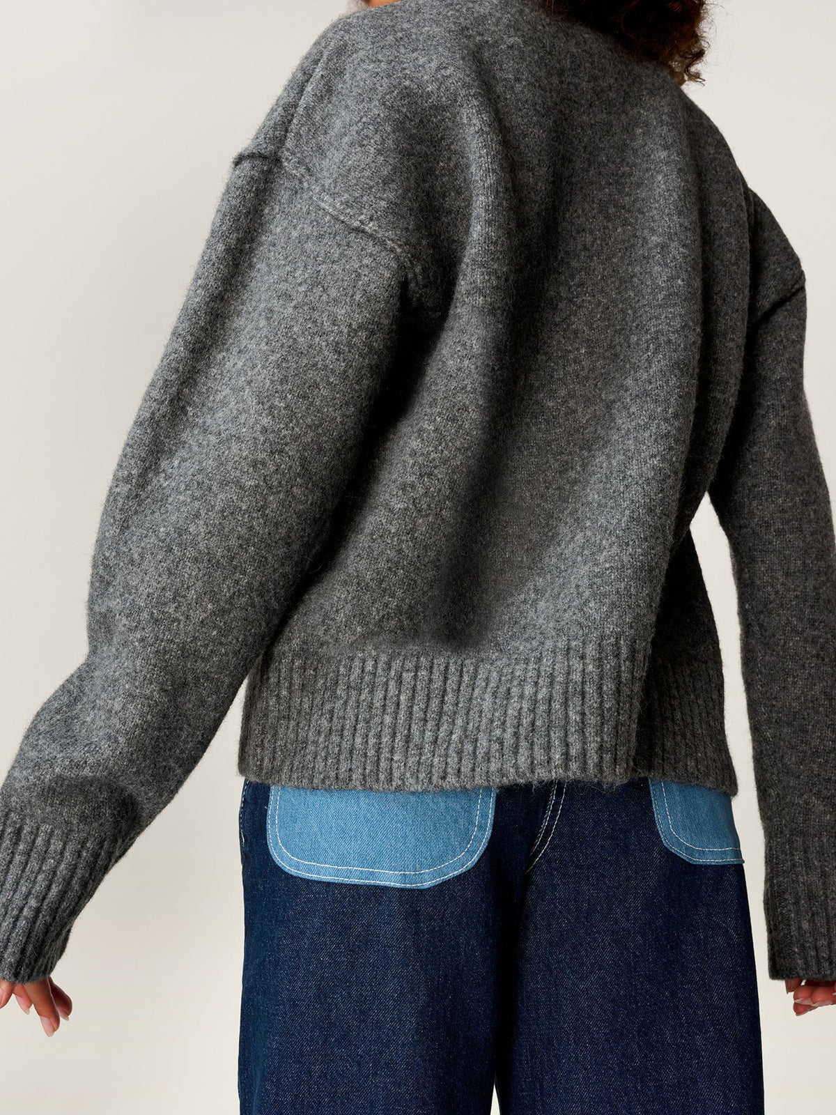 Clementine Jumper in Grey Marl
