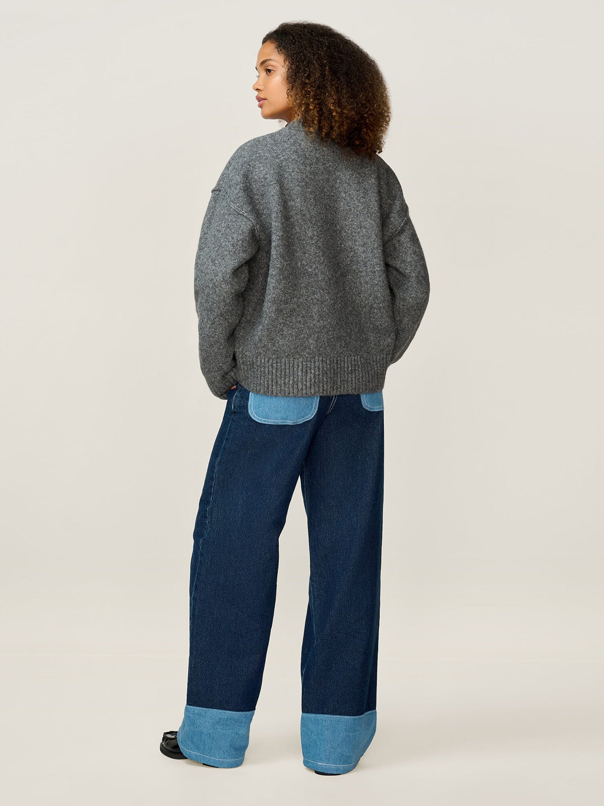 Clementine Jumper in Grey Marl