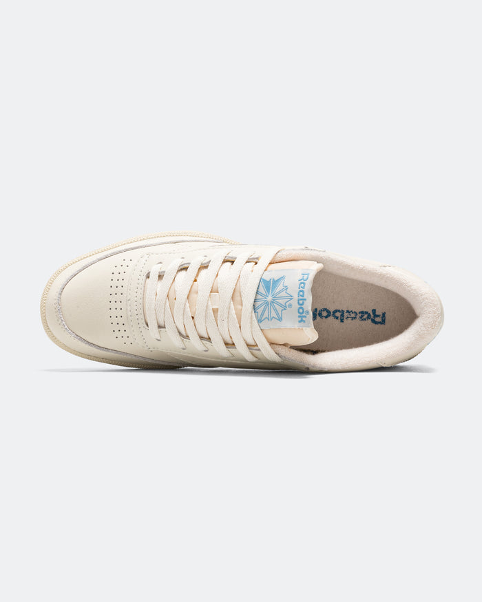 Club C 85 - Chalk/Alabaster-Essential Blue