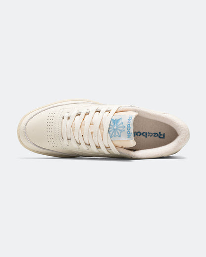 Club C 85 - Chalk/Alabaster-Essential Blue