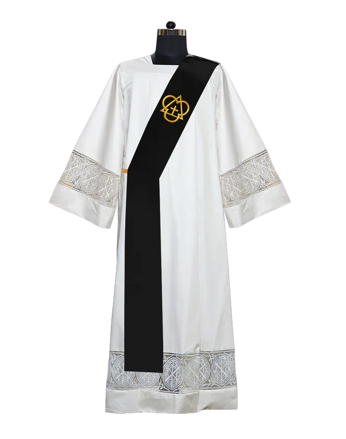 Deacon Stole with Trinity Motif