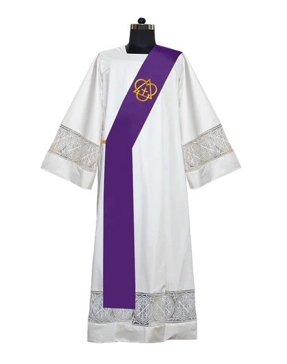 Deacon Stole with Trinity Motif