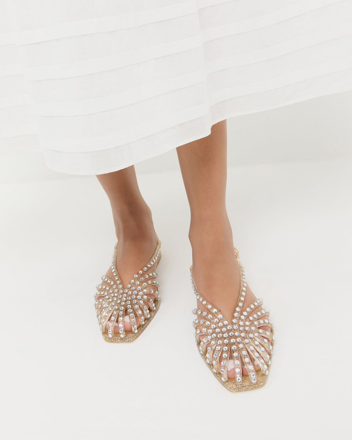 Devon Champagne Jelly Slingback Sandal