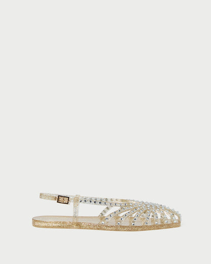 Devon Champagne Jelly Slingback Sandal