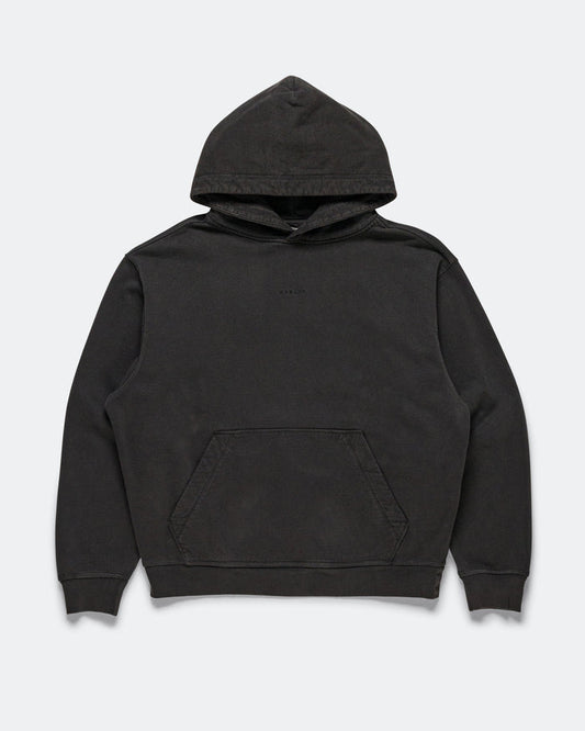 Echo Mod Embroidered Hoodie - Pitch Black