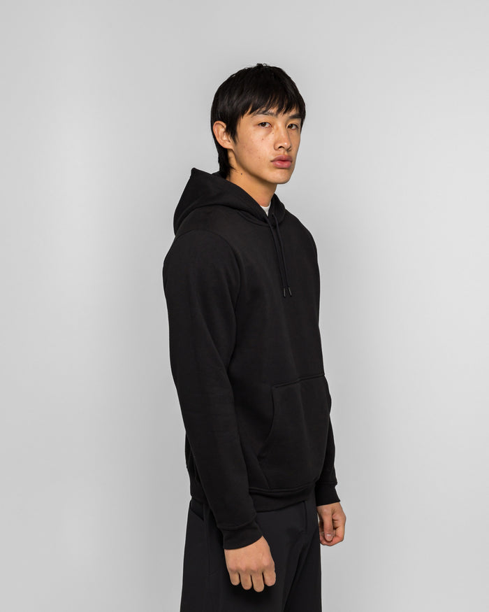 Emblem Fleece Hoody - Black