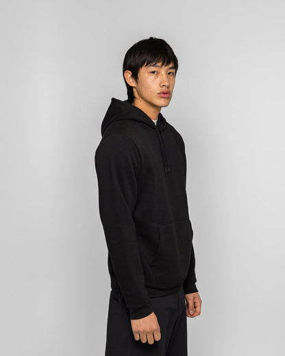 Emblem Fleece Hoody - Black