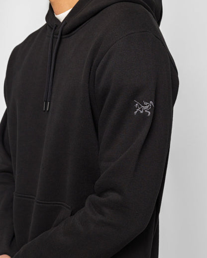 Emblem Fleece Hoody - Black